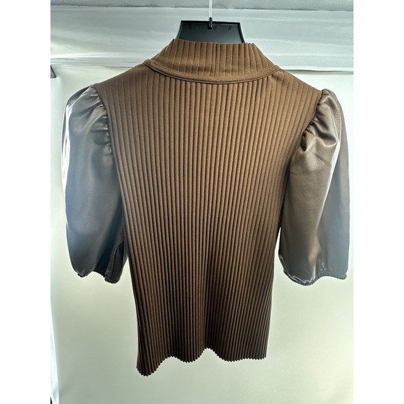 Marc New York Blouse Size S Brown - Picture 2 of 6